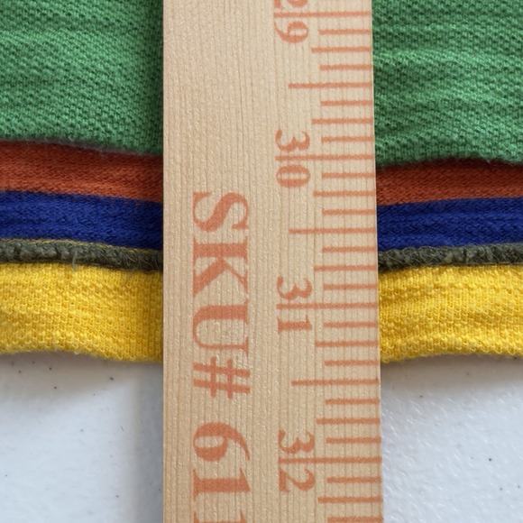 Polo Ralph Lauren Striped Mesh Polo Shirt Mens 90's XXL Multicolor - Picture 11 of 12